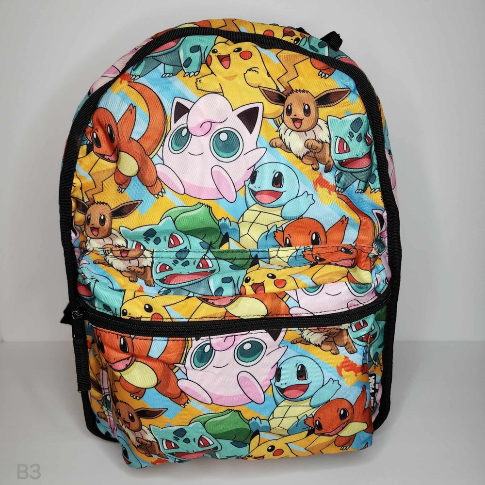Used Reversible Flip Pak Pokémon/Pikachu Backpack Rare Print